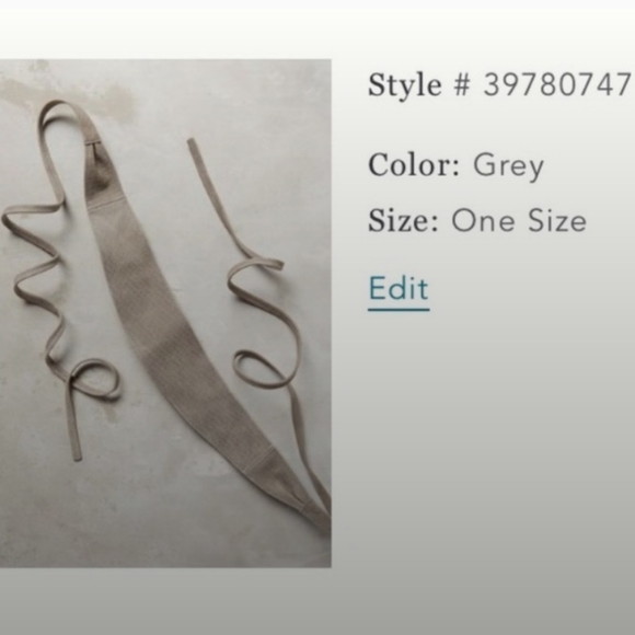 Wide Tie-Front Waist Belt in Taupe main image 8